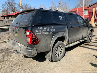 Кунг Alpha GSS для Toyota Hilux Revo черный ксераллик 218