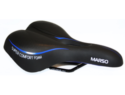 Седло комфортное  255*185мм (синий)