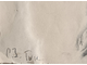 "Молочница" бумага уголь Сова А.Б. 1960-е годы