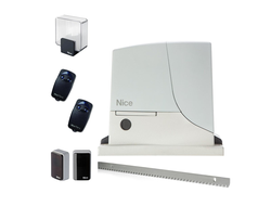 Комплект  автоматики Nice ROX600КСЕ_1 Привод для откатных ворот, вес ворот до 600 кг, ширина проема до 6 м.