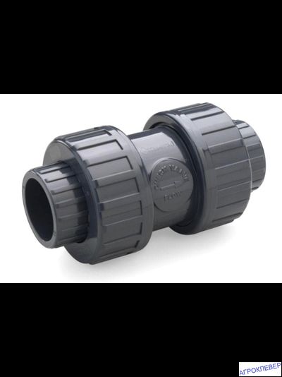 Обратный клапан клеевой (пружинный) 40мм