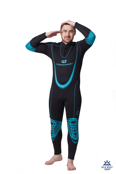 Гидрокостюм неопрен 3мм AquaDiscovery "Аврора" р.М-48