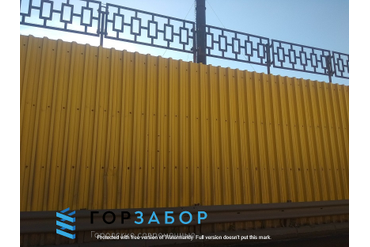 Установить бетонный забор в МО