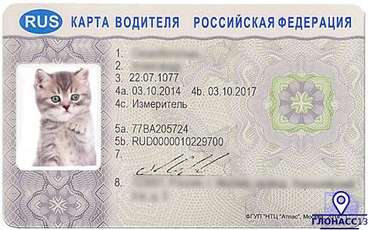 Карта водителя в саранске