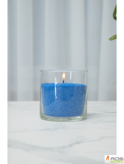 Насыпная свеча "Цилиндр 10 см", синяя "Синий"