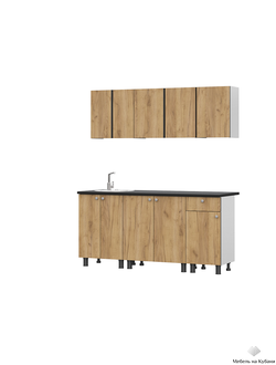 КГ-1 Дуб золотой 1,8м кухонный гарнитур