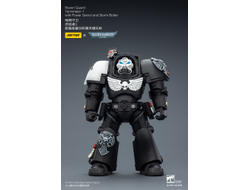 Терминатор Гвардии Ворона (Warhammer 40K) - КОЛЛЕКЦИОННАЯ ФИГУРКА 1/18 Raven Guard Terminator with Power Sword and Storm Bolter (JT03240) - JOYTOY