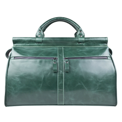Кожаный саквояж Veano Premium green (арт. 4004-11)