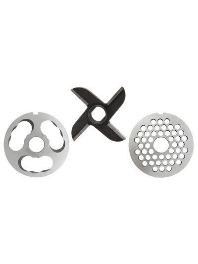 Комплект ножей и решеток для крупного измельчения к мясорубке МИМ 600, МИМ 600М