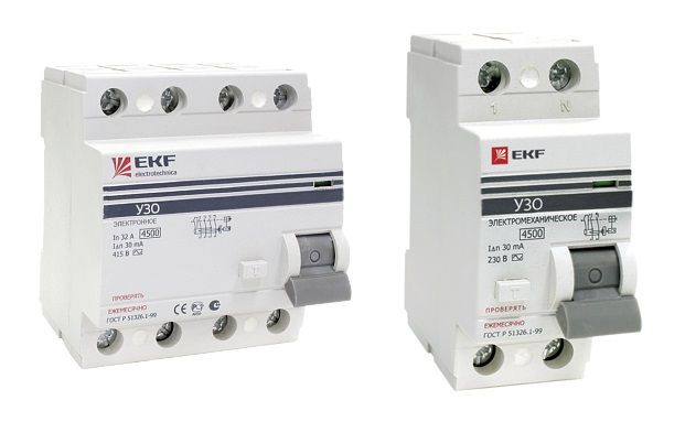 Узо ekf basic 63a. Вд-100 ekf. Устройство защитного отключения ekf. Экф узо 2-25/30. Elcb-2-40-30e-sim.