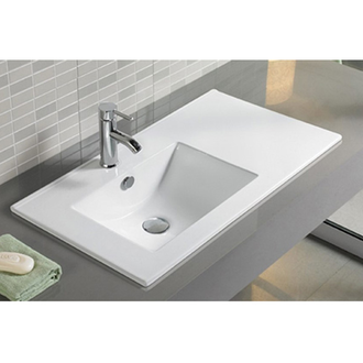 Тумба-умывальник "Турин-90L" дуб бежевый с раковиной COMFORTY 9090EL