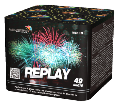 Батарея салютов REPLAY  (1" / 49 залпов)