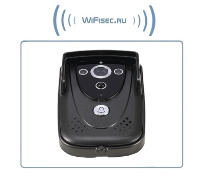 WiFi/LAN/СИМ вызывная панель видеодомофона, интерком связь с активным подавлением шума, открытие замка через мобильное приложение, HD. до - 10 град.С.