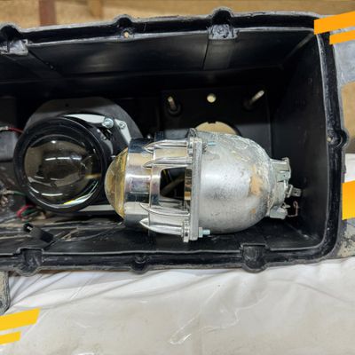 Светодиодные билед линзы для КамАЗ- 4308, 6511, 6520 ЕВРО-3 Aozoom Truck Trailer 24 вольта, версия фар №2