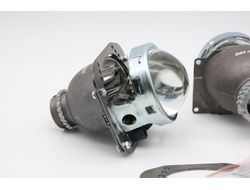 Комплект Koito Q5 D2 H4 с рамками для замены штатных ксеноновых линз автомобиля Nissan Murano Z51 (2009 - н. в. )