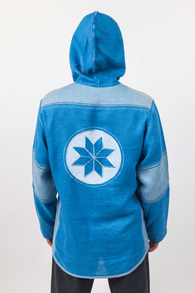 Рубаха с капюшоном "Витязъ" с Алатырем