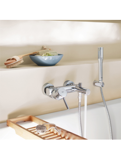 Смеситель Grohe 32211001 CONCETTO для ванны с короткий излив без аксессуаров