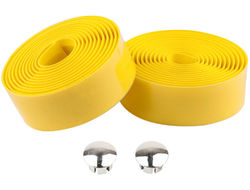 Обмотка Mzyrh с заглушками в руль, желтая