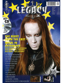 Legacy Magazine Issue 31 July 2004 Agathodaimon Cover, Немецкие журналы в Москве, Intpressshop