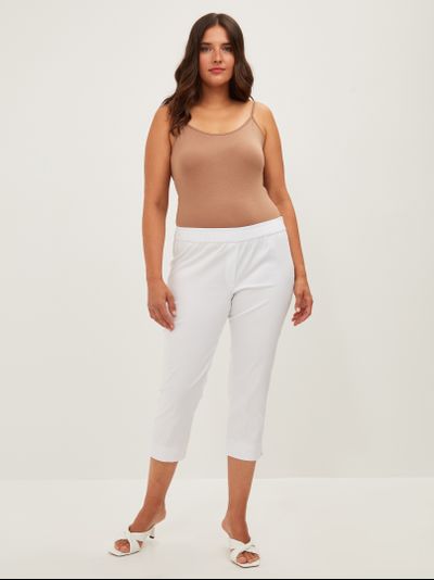 Брюки-капри (белый, черный, синий)