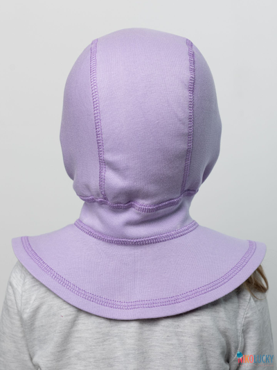 Шапка-шлем 24301-01 95%хлопок 5%лайкра, сиреневый 44-46