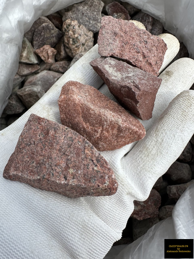 красный щебень гранит