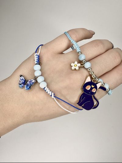 Браслеты детские с натуральными камнями