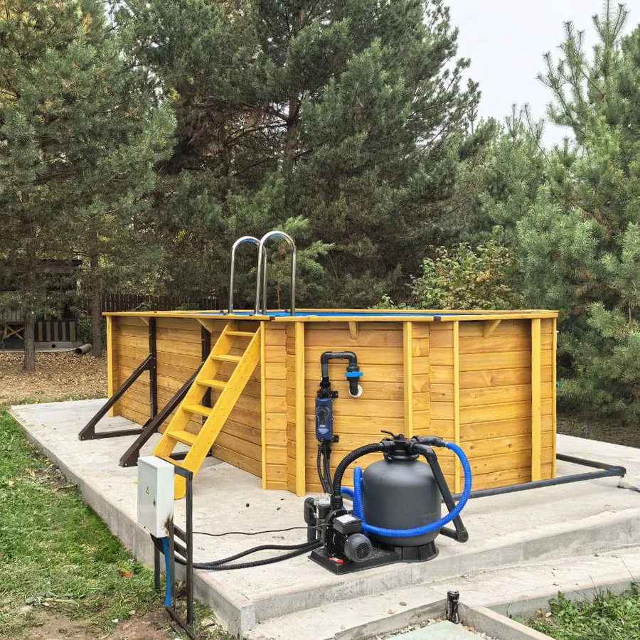 Деревянный бассейн "Ангара" от Кристалл