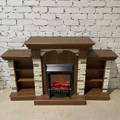 Электрокамин Дублин Премиум NT M1 с очагом Fobos