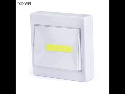 Беспроводной настенный светильник на батарейках с выключателем, на магните