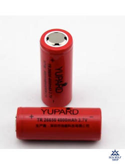 Аккумулятор Yupard 26650 / 4000mAh/ 3,7V li-ion
