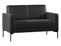 Диван Everprof Gamma двухместный Экокожа Черный