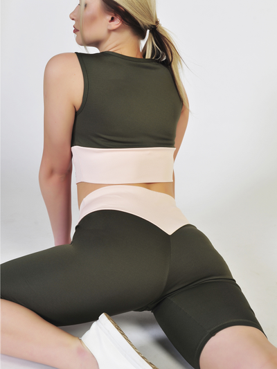 Топ 687-164 Хаки с пудрой