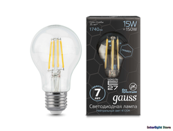 Gauss LED Filament A60 Graphene 15w 840 E27