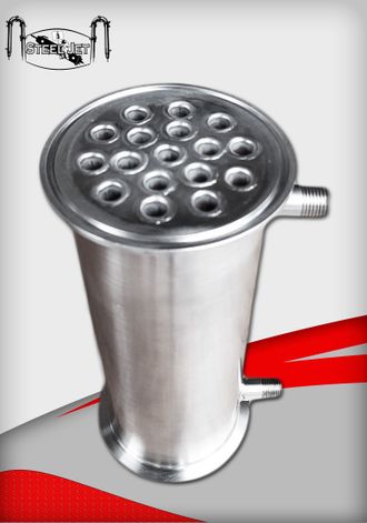 Дефлегматор трубчатый (7 ниток,12 мм, длина 20 см, выход 1/2). Дефлегматор 1,5 в вейн 4. 5 дюйма. Кожухотрубный холодильник 2 дюйма 200мм. Дефлегматор 3 дюйма.