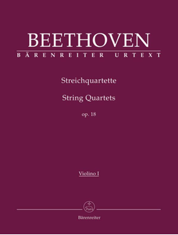 Beethoven. Streichquartette op.18  Stimmen