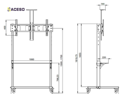 Mобильная стойка CS-T60A