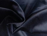 Бархат х/б, тёмно-синий