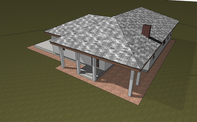 Одноэтажный дом с тремя спальнями 140м² (S110)