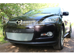 Защита радиатора Mazda CX-7 2006-2009 chrome низ