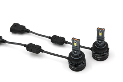 Светодиодные автолампы головного света Aozoom P9/HB3/HB4 (9006/9005) с вентилятором, 12V, 52W, 5500K, чип Korea WT52 (2шт)