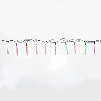 Гирлянда светодиодная Палочки с пузырьками 20 пал, мультиколор, 2 м 303-037