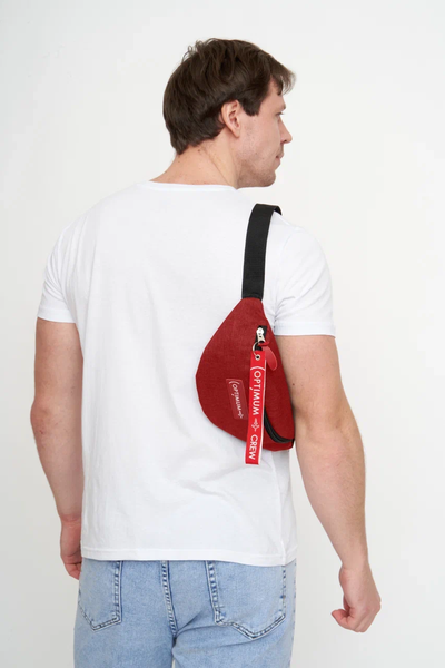 Сумка на пояс Optimum Mini RL, красная