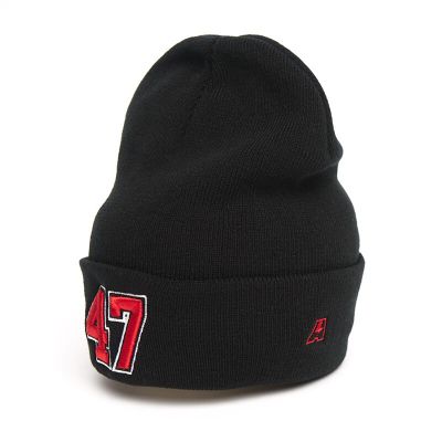 Шапка №47 A&amp;C черно-красная