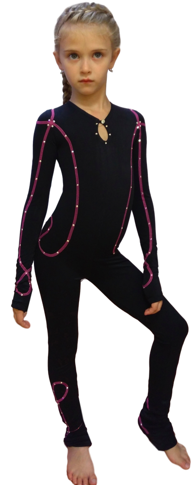 КОМБИНЕЗОН С РЕЛЬЕФНОЙ ВЫШИВКОЙ И ОТДЕЛКОЙ SWAROVSKI  (арт 507)