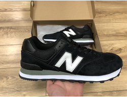 Кроссовки New Balance 574 All Black/White