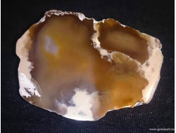 Халцедон - полированный срез