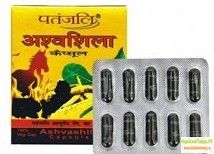 Ашвашила, энергетический тоник, 20 капсул, Патанджали; Ashvashila, 20 capsules, Patanjali
