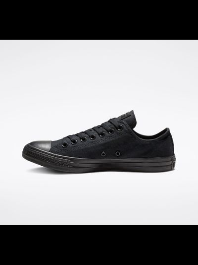 Кеды Converse All Star монохромные черные низкие