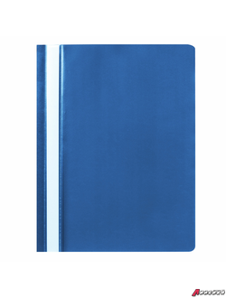 Скоросшиватель пластиковый STAFF, А4, 100/120 мкм, синий. 225730